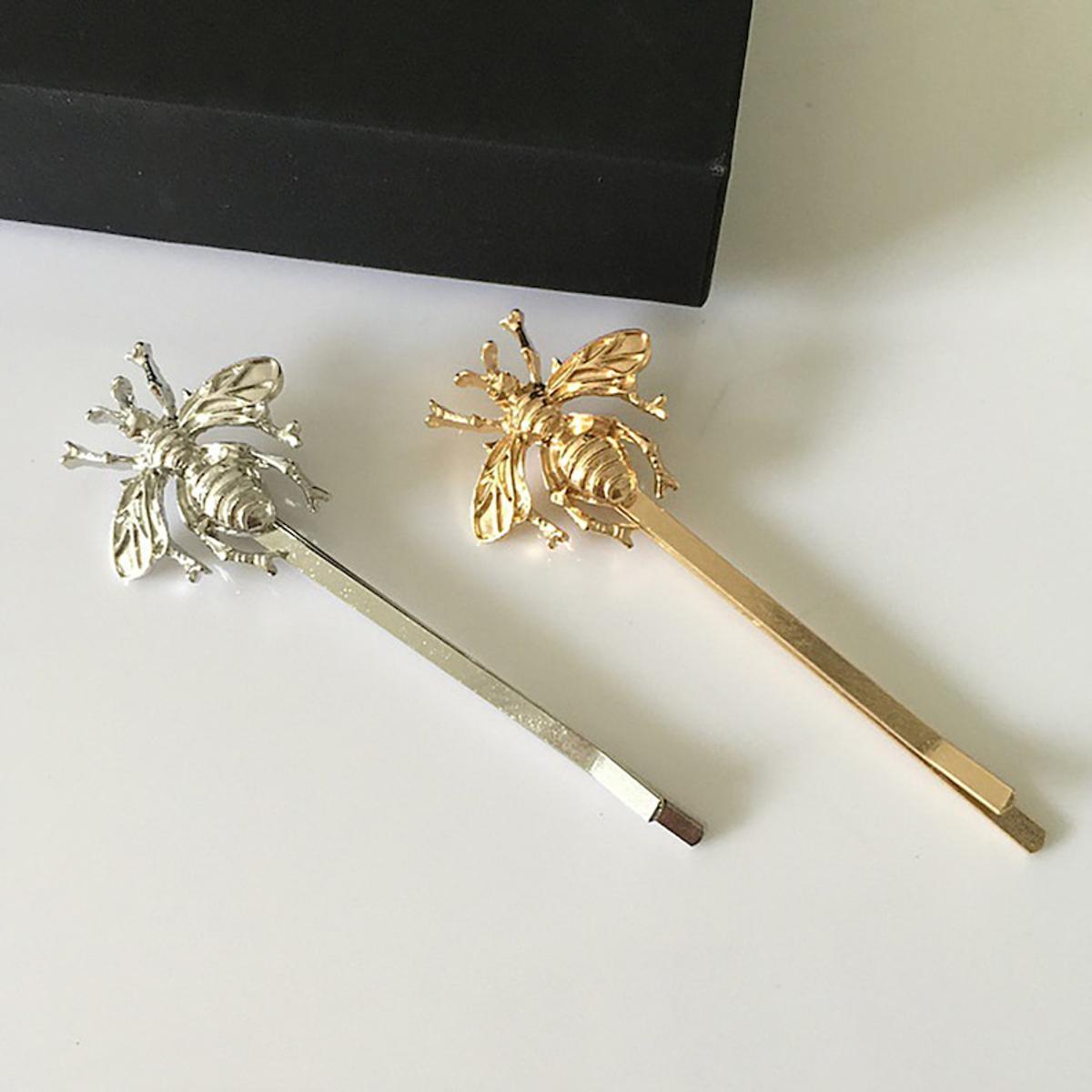 Picture of Cute Metal Bee Hair Clip for Girl