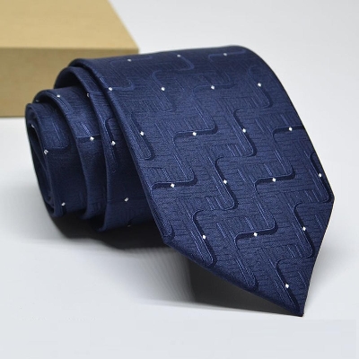 Picture of Formal Ties Business Vestidos Wedding Classic Men's Tie Strips Grid- 8cm
