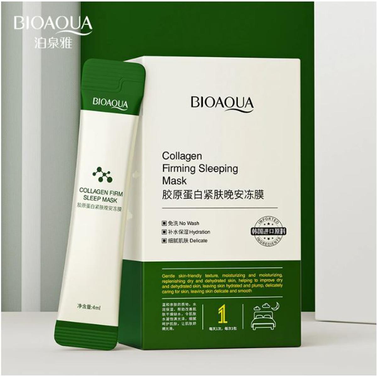 Picture of BIOAQUA Collagen Moisturizing Oil Control Sleeping Mask 4ml/Piece- 5 & 10 pcs/Set - Face Mask