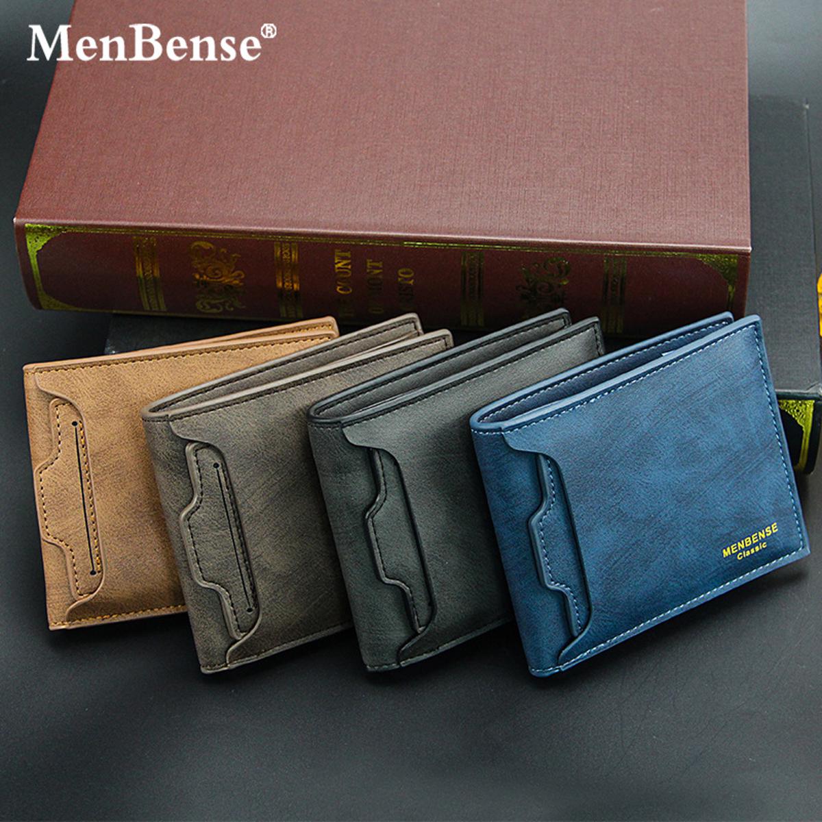 Picture of MenBense PU Leater Mens Short Wallet