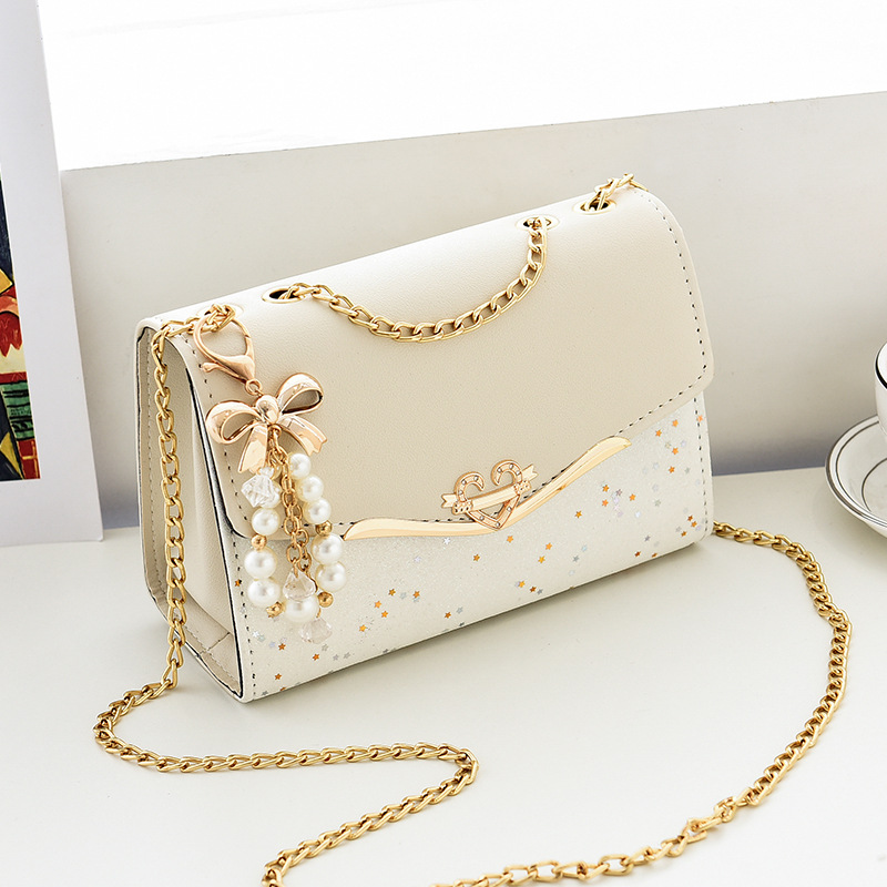 Picture of Trendy Chinese PU Leather Women one shoulder sequins Crossbody bags