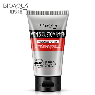 Picture of BIOAQUA Deep Cleasing Men Oil Control Strong Milk Face Cleanser- 100g