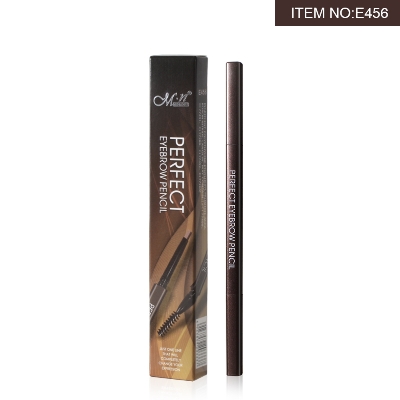 Picture of Menow E456 Eyebrow Pencil 2 in 1 Auto Waterproof Eye Makeup Brow Shades Brush Long Lasting Eyebrow Pencil- 0.08g
