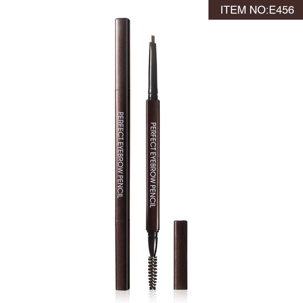 Picture of Menow E456 Eyebrow Pencil 2 in 1 Auto Waterproof Eye Makeup Brow Shades Brush Long Lasting Eyebrow Pencil- 0.08g