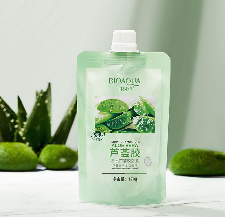 Picture of Aloe Essence Moist & Smooth Aloe Vera Gel Mask- 170g