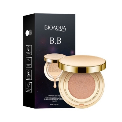 Picture of BIOAQUA Hydrating Soft Fair Concealer Air Cushion BB Cream- 15g+15g (15g Extra)