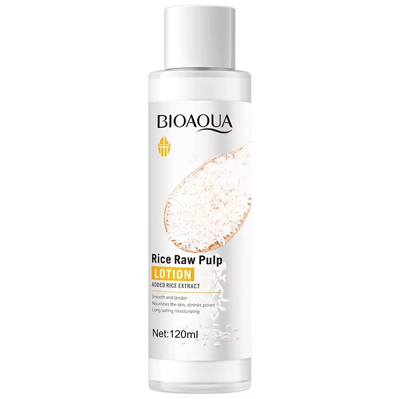 Picture of BIOAQUA Rice Raw Pulp Smooth & Tender Moisturizing Lotion- 120ml