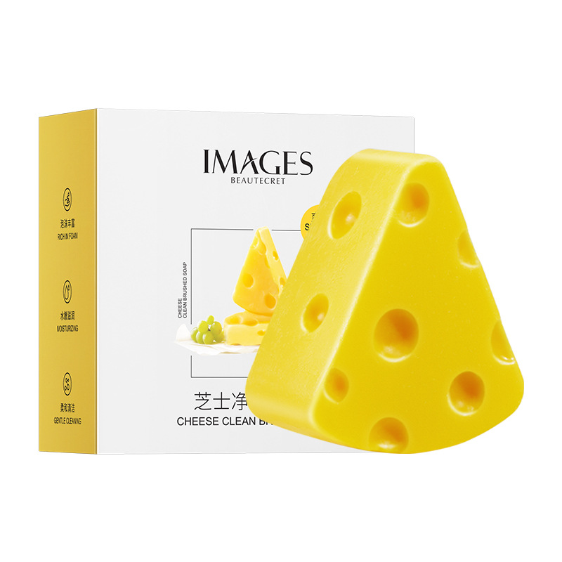 Picture of IMAGES Beautecret Smooth Cheese Clean Brushed Soap- 100g