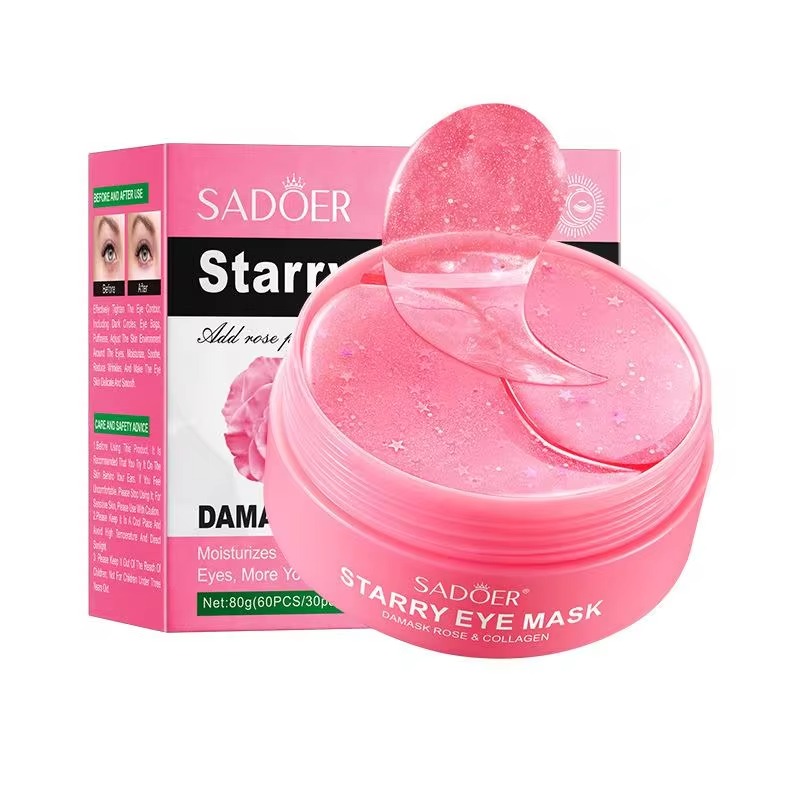 Picture of SADOER Starry Damask Rose Collagen Eye Mask- 60 pcs