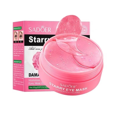 Picture of SADOER Starry Damask Rose Collagen Eye Mask- 60 pcs