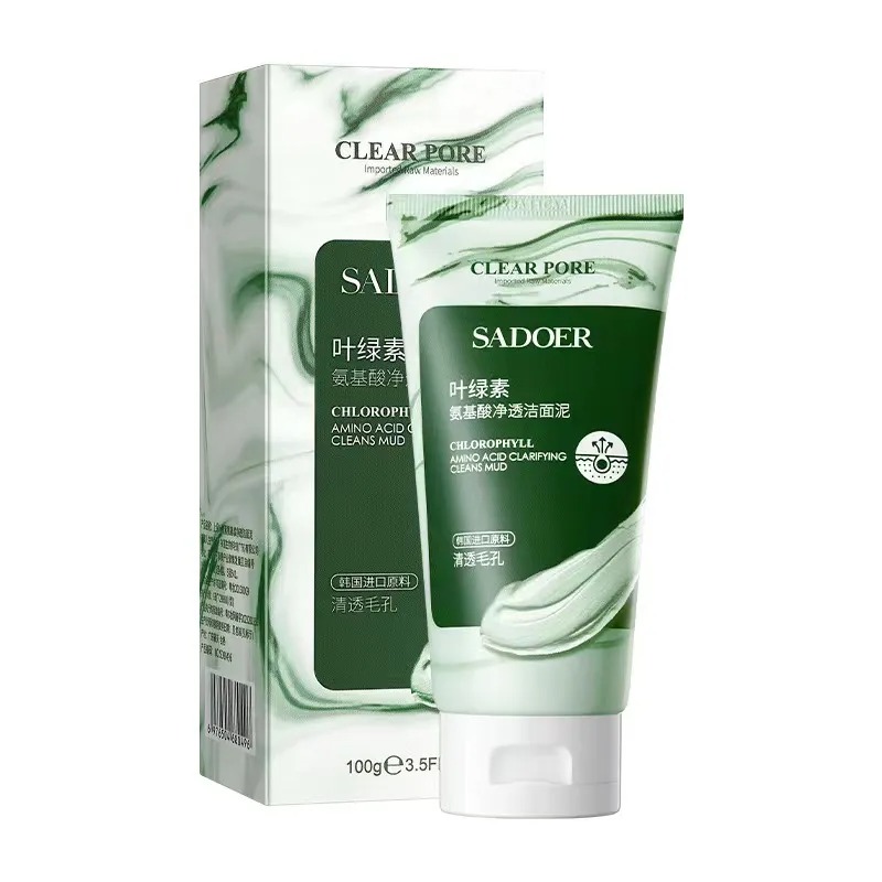 Picture of SADOER Clear Pores Chlorophyll Amino Acid Clarifying Cleans Mud- 100g