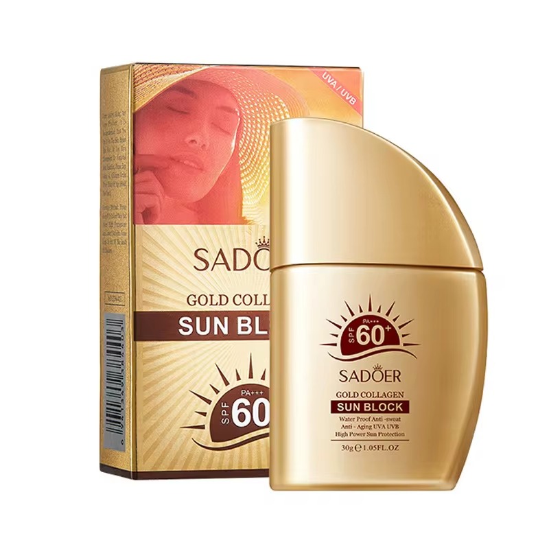 Picture of SADOER Gold Collagen SPF 60+ Sun Block- 30g