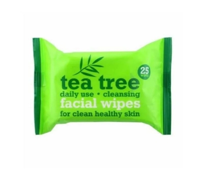 Picture of Tea Tree Daily Use Clean Healthy Skin Facial Wipes- 25 Wipes