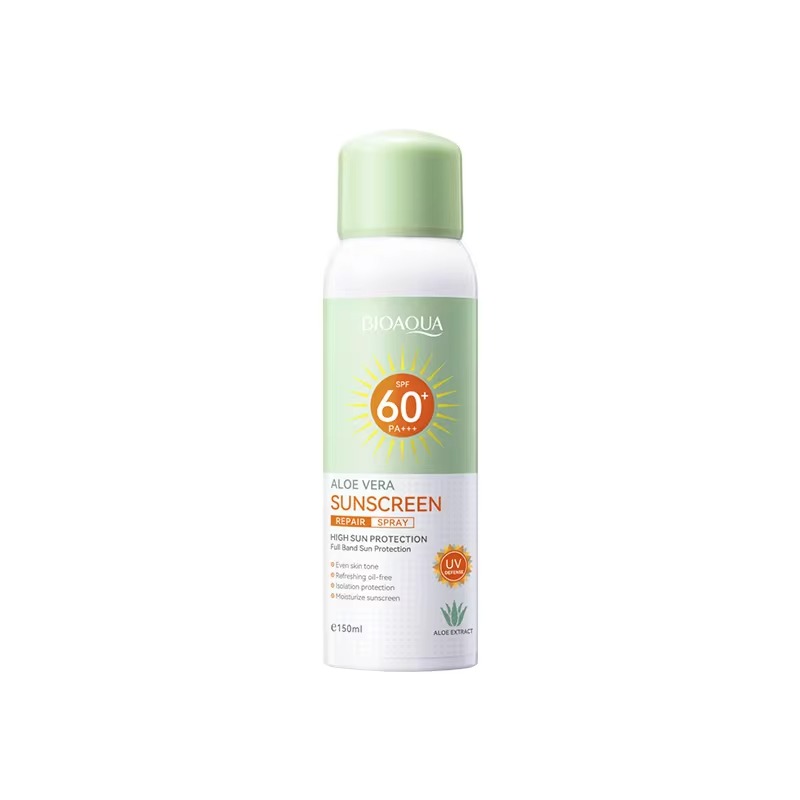Picture of BIOAQUA Aloe Vera SPF 60+ PA+++ High Sun protection Sunscreen Spray- 150ml