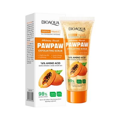 Picture of BIOAQUA Papaya Vitamin C Pawpaw Exfoliating Scrub- 100g
