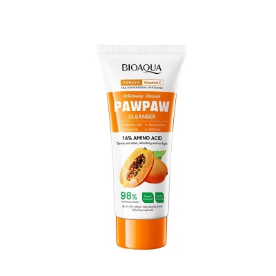 Picture of BIOAQUA papaya Vitamin C Whitning & Nourish PAWPAW Face Cleanser- 100g
