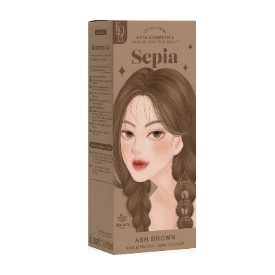 Picture of Kota Cosmetics Hair Color Cream Sepia (Ash Brown)-100ml
