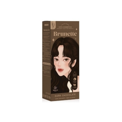 Picture of Kota Cosmetics Hair Color Cream Brunette (Dark Chocolate)-100ml