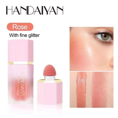 Picture of HANDAIYAN Mousse Liquid Blush with Fine Glitter- #2 Rose
