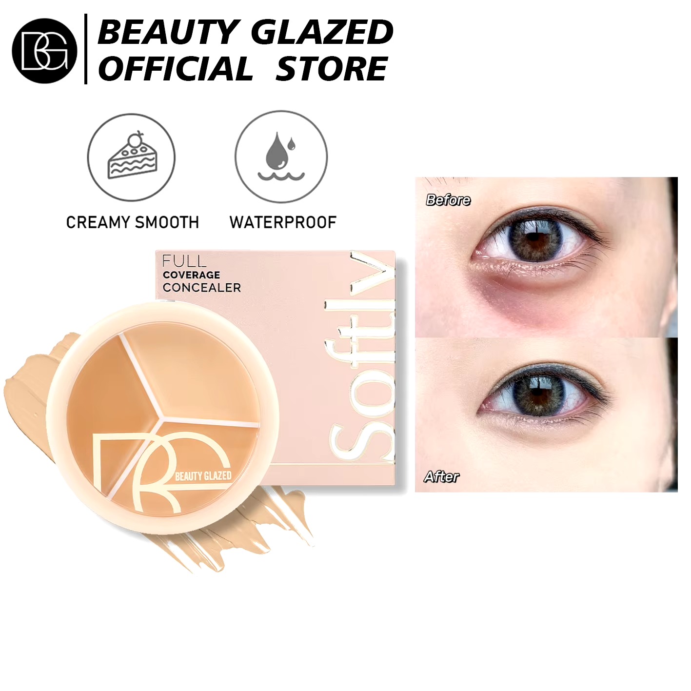 Picture of Beauty Glazed Full Coverage Concealer- 12g (401)