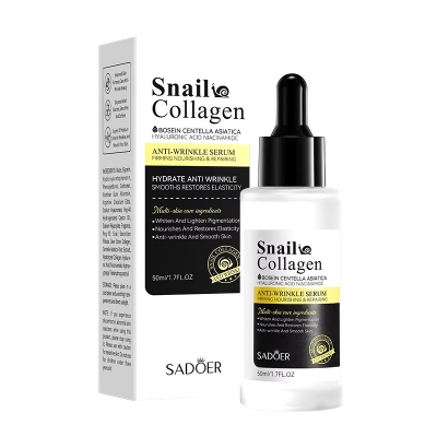 Picture of SADOER Snail Collagen Bosein Centella Asiatica Hyaluronic Acid Niacinamide Anti Wrinkle Serum- 50ml