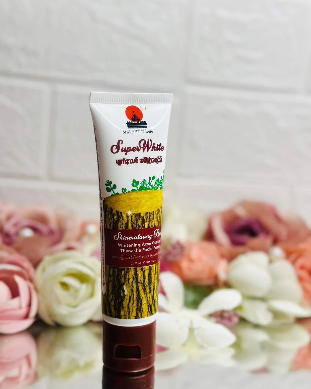 Picture of SHWE PYI NANN Whitening Acne Control Thanaka Facial Foam Cleanser- 20ml Face Wash