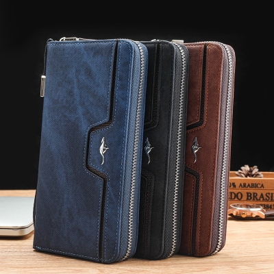 Picture of Hengsheng kangaroo Man Large PU Leater Stylish Fashionable Mobile & Card Holder Wallet