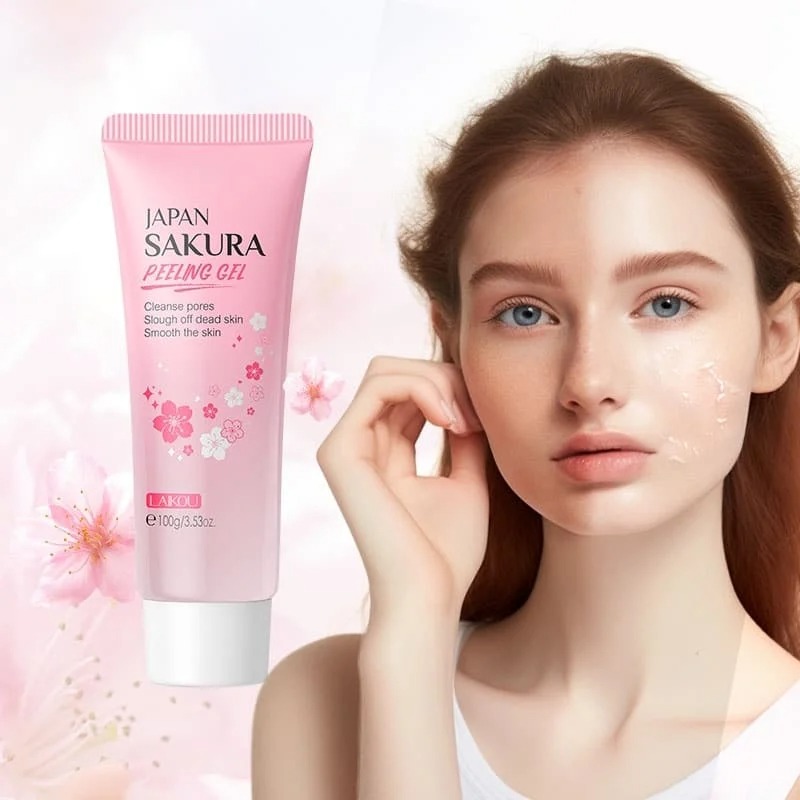 Picture of LAIKOU Japan Sakura Cleanse Pores Face Peeling Gel- 100g