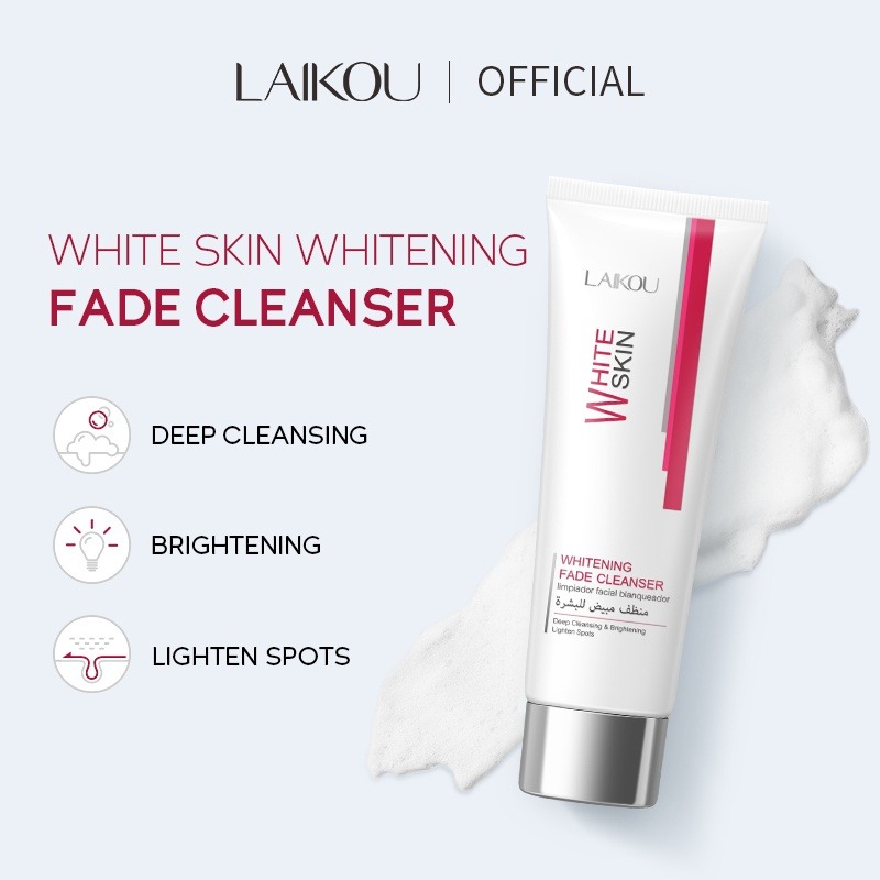 Picture of LAIKOU White Skin Fade Facial Foam Cleanser- 80g