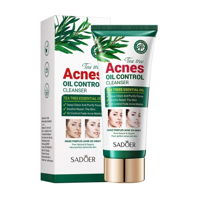 Picture of SADOER Tea Tee Pimple & Acnes Reduce Oil Control Cleanser- 100g Face Wash
