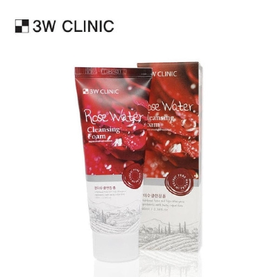 Picture of 3W Clinic Rose Water Cleansing Foam- 100ml