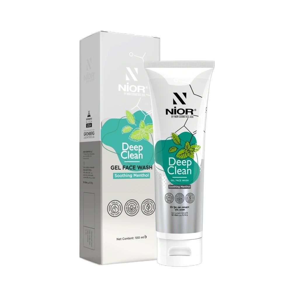 Picture of NIOR Deep CLean Soothing Menthol Gel Face Wash- 100ml