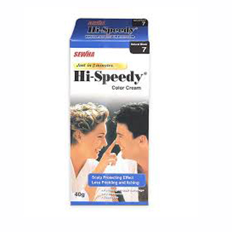 Picture of International Korean product hair styling hair care Hi speedy hair color - 120 gm