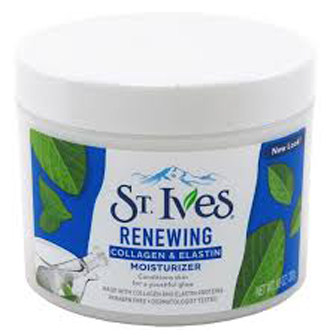 Picture of International France product St Ives cream Renewing collagen Elastin facial moisturizer - 283 GM