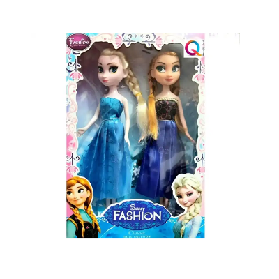 Picture of Frozen anna & elsa doll set for girls play and fun - doll
