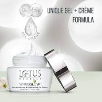 Picture of International Indian product Skin care Lotus White Glow Gel Cream Used for male/female - 35 gm