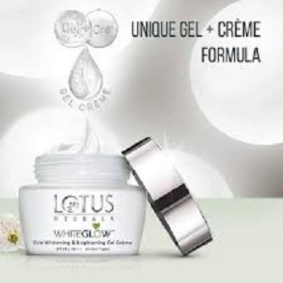 Picture of International Indian product Skin care Lotus White Glow Gel Cream Used for male/female - 35 gm