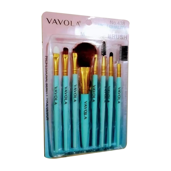 Picture of Make up Brushes Foundation Brush Cosmetic Set Kit Tools Eye Shadow Blush Makeup Brush - 8Pcs 