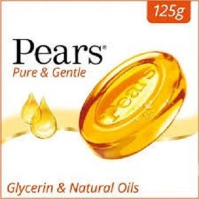 Picture of International UK product Pears Gentle Soap with Natural Oils - 125gm (England)