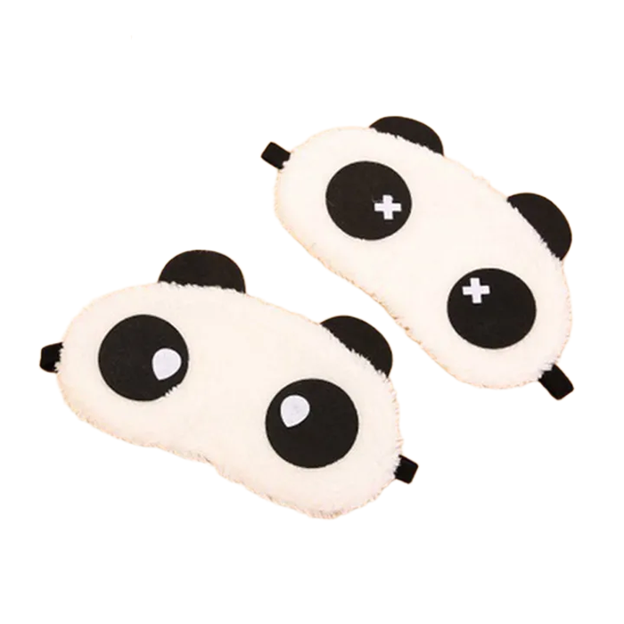 Picture of Cute Panda Eye Mask Cover Sleep Mask Eye Patch Good Sleeping Travel Soft Gift 