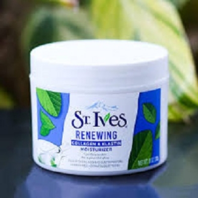 Picture of International France product St Ives cream Renewing collagen Elastin facial moisturizer - 283 GM
