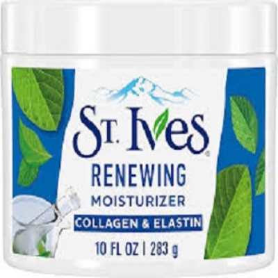 Picture of International France product St Ives cream Renewing collagen Elastin facial moisturizer - 283 GM