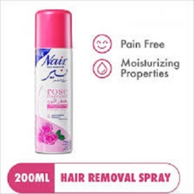 Picture of International UK product unwanted Hair removal spray Nair rose fragrance used for male/ female - 200 ml
