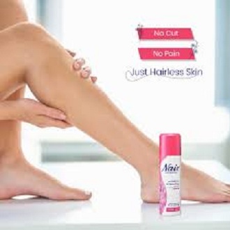 Picture of International UK product unwanted Hair removal spray Nair rose fragrance used for male/ female - 200 ml