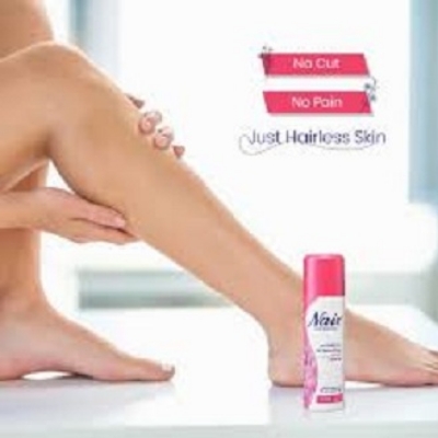 Picture of International UK product unwanted Hair removal spray Nair rose fragrance used for male/ female - 200 ml