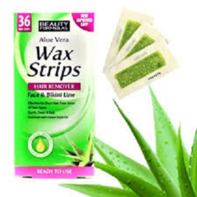 Picture of International USA product Aloe vera wax strips- 36 piece