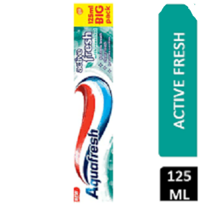Picture of International UK Product Aquafresh Active Fresh Toothpaste With Menthol Big pack (125ml)