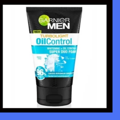 Picture of International European product Skin care Men Turbolight Oil Control whitening super duo foam face wash used for male - 100 ml