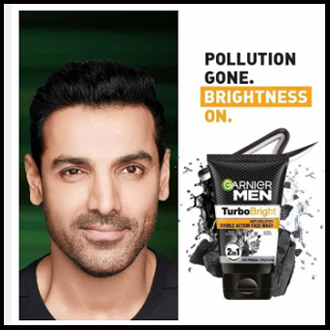 Picture of Indian product Skin care Men Turbo Bright face wash used for male - 100 ml