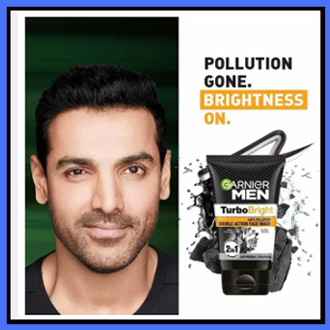 Picture of Indian product Skin care Men Turbo Bright face wash used for male - 100 ml